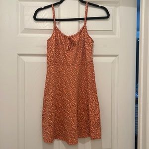 3/$10 bundle deal. Peach and flowers summer spaghetti strap dress
